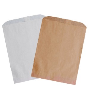 Paper Shopping Bags 12" x 18" Natural or White 500/Box