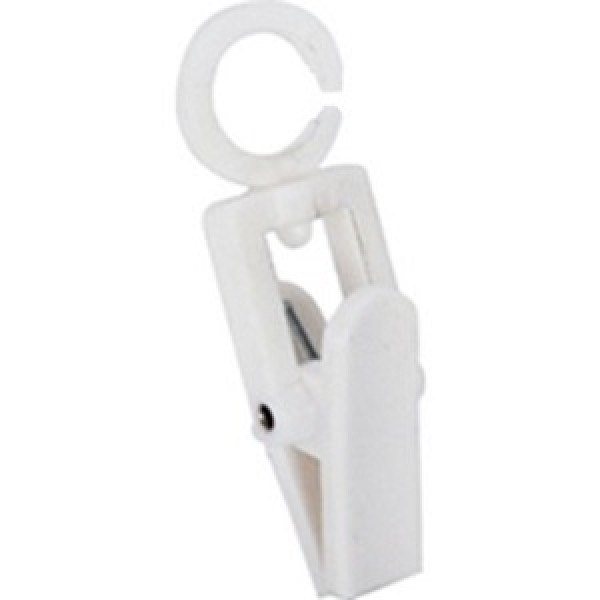 powerful grip swivel  COLOR: WHITE BAG OF 100 MICRO CLEVER CLIPS Organizing 